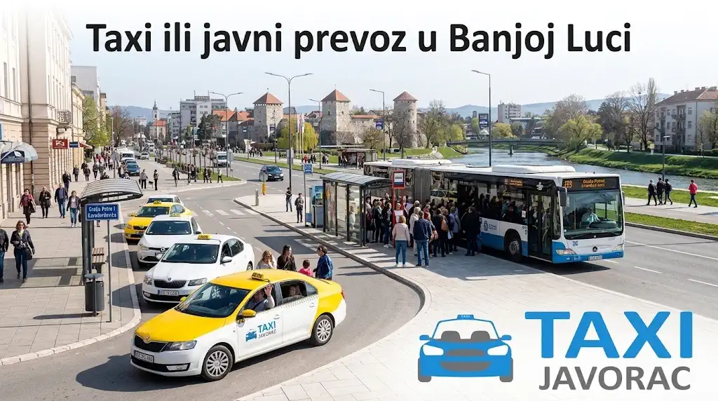 Taxi ili javni prevoz Banja Luka – poređenje prevoza