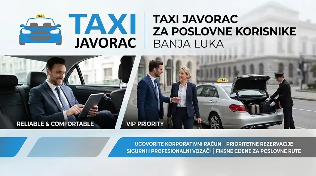 Taxi za poslovne korisnike Banja Luka – Taxi Javorac